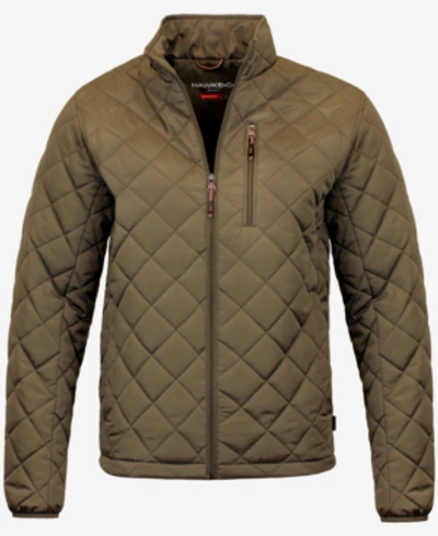 Hawke & Co. Men's Diamond Quilted Heritage Jacket, Created For Macy's In Bark