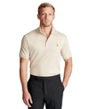 Polo Ralph Lauren Men's Classic Fit Soft Touch Polo Shirt In Tuscan Beige Heather