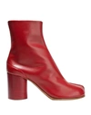 Maison Margiela Ankle Boot In Red