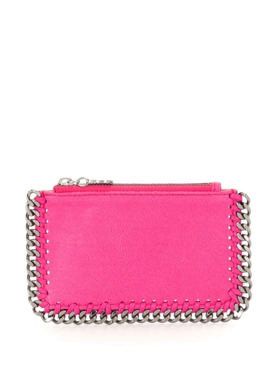 Stella Mccartney Falabella Cardholder In Pink