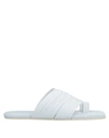 Mm6 Maison Margiela Toe Strap Sandals In White