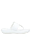 Calvin Klein Toe Strap Sandals In White