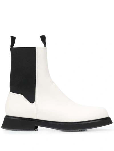 Nina Ricci Slip-on Ankle Boots In White