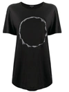 ANN DEMEULEMEESTER GRAPHIC-PRINT COTTON T-SHIRT