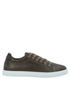 PANTOFOLA D'ORO PANTOFOLA D'ORO MAN SNEAKERS MILITARY GREEN SIZE 7 SOFT LEATHER,11945262MK 7