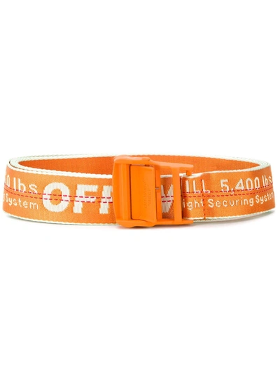 Off-white Industrial Belt In Orange