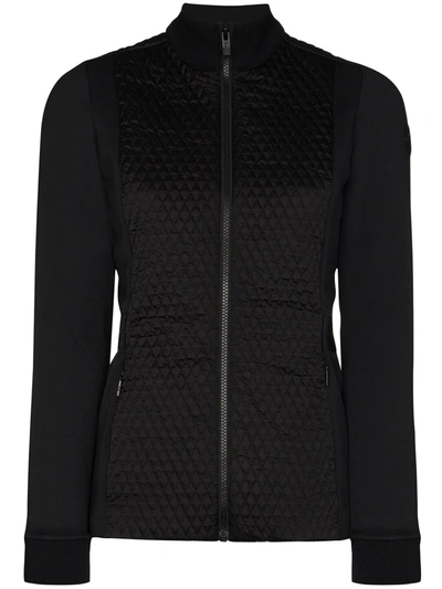 Fusalp Gardena Knitted Puffer Jacket In Black