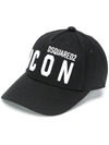DSQUARED2 EMBROIDERED ICON BASEBALL CAP