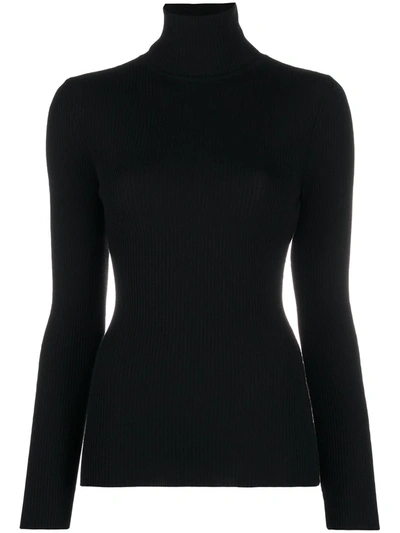 Wolford Aurora Close Fit Turtleneck Knitwear In Burgundy