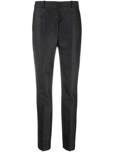 Victoria Victoria Beckham Fitted Tailored Wool Trousers In Green