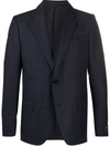 ERMENEGILDO ZEGNA WOVEN CHECK BLAZER