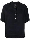 YMC YOU MUST CREATE FLORAL JACQUARD COTTON SHIRT