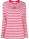 ETRE CECILE STRIPED LONG-SLEEVE TOP