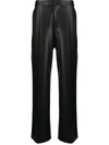 RICK OWENS DRKSHDW HIGH-RISE WIDE LEG TROUSERS