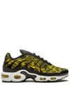Nike Air Max Plus "yellow Snakeskin" Low-top Sneakers In Black
