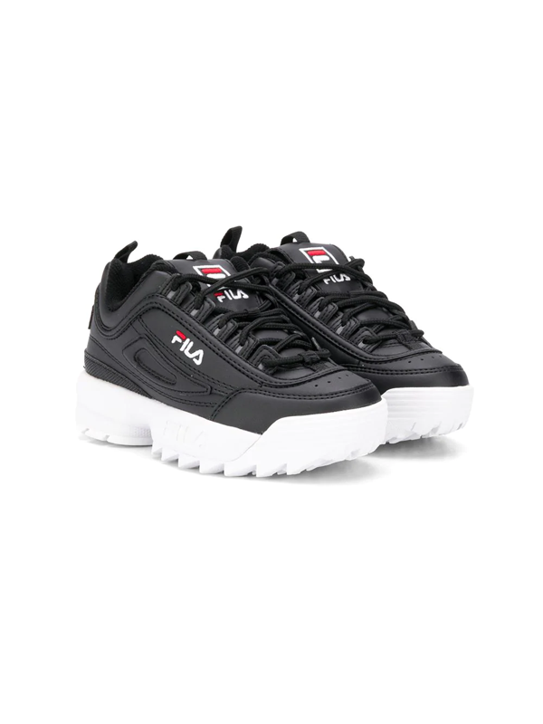 fila youth disruptor ii leather trainers