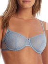 Dkny Lace Underwire Demi Bra (a-dd Cups) In Storm