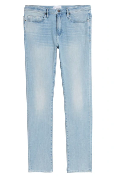 Frame L'homme Skinny Denim Jeans In Finn Finn Wash Finn Finn