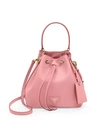 Prada Women's Leather Bucket Bag In Petalo