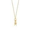 MISSOMA ROCK ON CHARM NECKLACE 18CT GOLD PLATED,CR G N37 NS