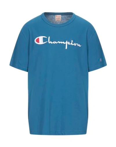 Champion T-shirts In Blue