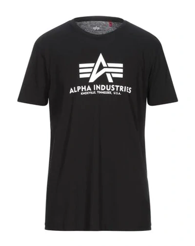 Alpha Industries T-shirts In Black