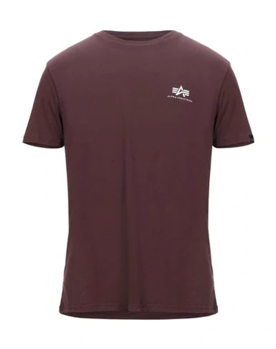 Alpha Industries T-shirt In Deep Purple