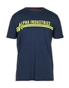Alpha Industries T-shirts In Slate Blue