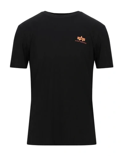 Alpha Industries T-shirts In Black