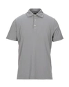 Drumohr Polo Shirts In Grey