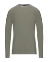 Zanone Sweaters In Military Green