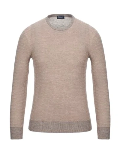Drumohr Sweaters In Khaki