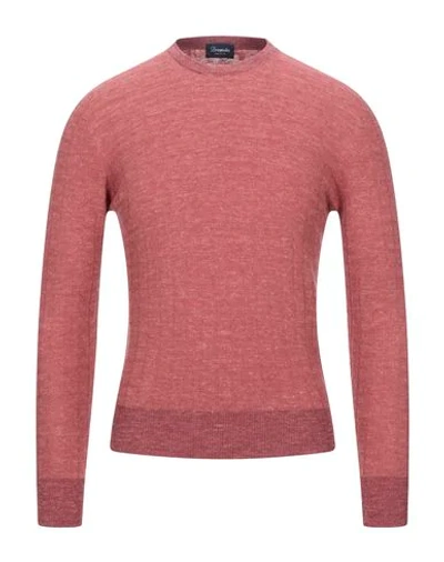 Drumohr Sweaters In Rust