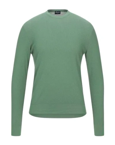 Drumohr Sweaters In Light Green