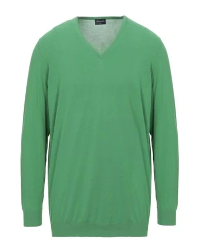 Drumohr Sweaters In Green