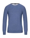 Barba Napoli Sweater In Slate Blue