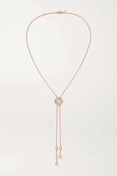 Piaget Women's Possession 18k Rose Gold & Diamond Lariat Pendant Necklace