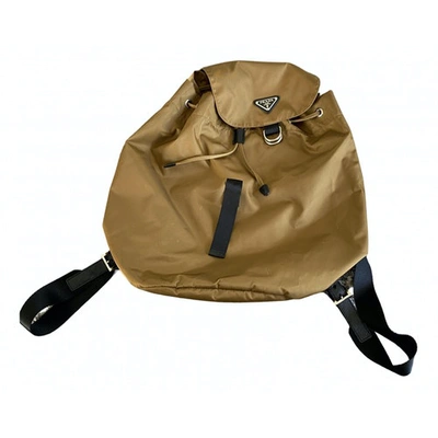 Pre-owned Prada Beige Backpack