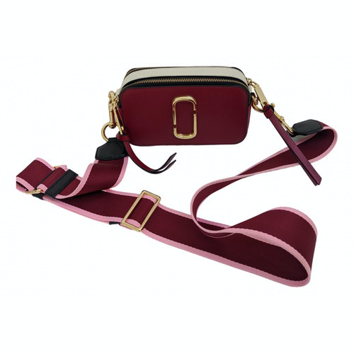 Pre-Owned Marc Jacobs Snapshot Red Leather Handbag | ModeSens