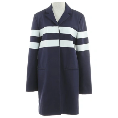 Pre-owned Kenzo Navy Cotton Coat