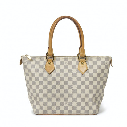 Pre-Owned Louis Vuitton Saleya Beige Leather Handbag | ModeSens