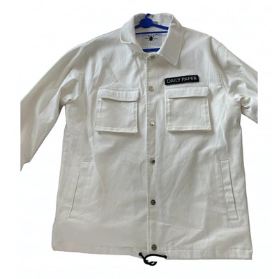 Pre-owned Daily Paper White Denim - Jeans Jacket