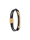 SAINT LAURENT BRAIDED CURB CHAIN BRACELET