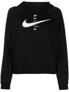Nike Sportswear Swoosh Women's Hoodie In Black