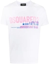 DSQUARED2 T-SHIRT MIT GRAFISCHEM PRINT