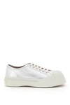 MARNI PABLO LAMINATED LEATHER SNEAKERS,11530008