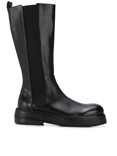 Marsèll Black Zuccolona Mid-calf Boots