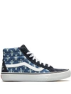Vans X Supreme Sk8-hi "hole Punch Denim In Blue