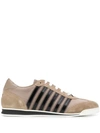 DSQUARED2 TENNIS STRIPED SNEAKERS