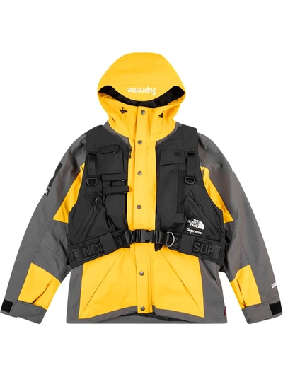 Supreme X The North Face Rtg Waistcoat-detail Jacket In Yellow